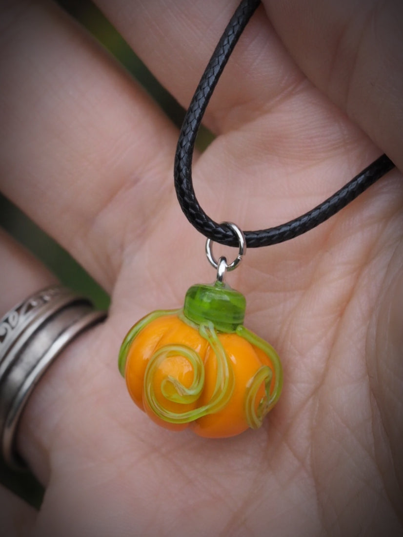 π Cottage Pumpkin Necklace