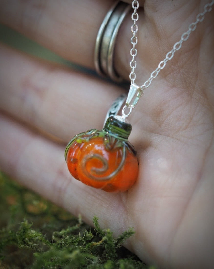 Emberglow Pumpkin Necklace