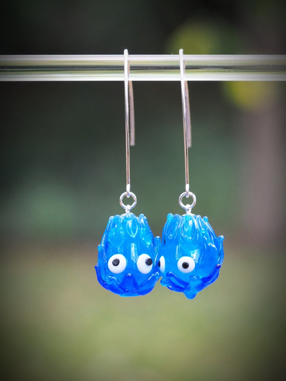 Blue Ember Spirit Earrings