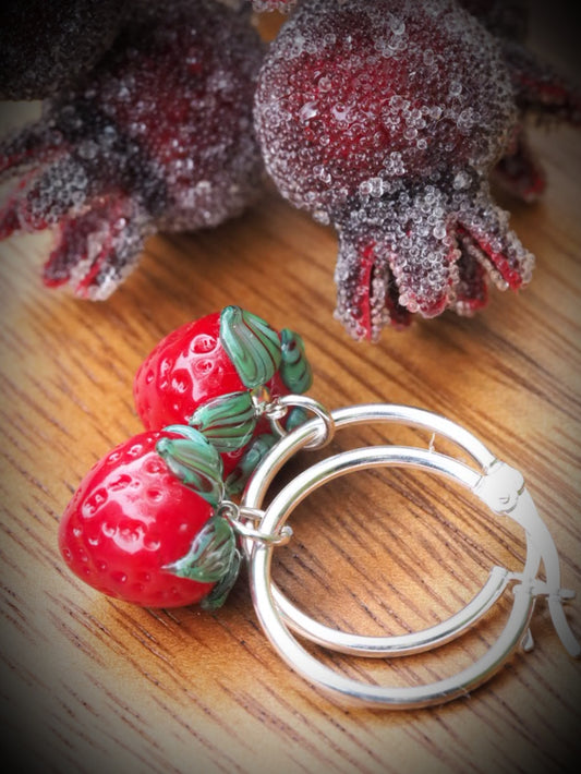 🍓 Wildheart Strawberry Earrings