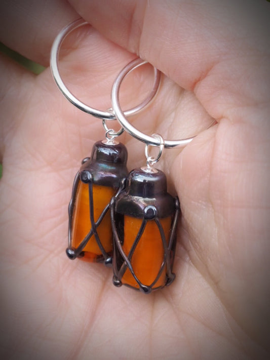 🕯️ Harvest Glow Lantern Earrings