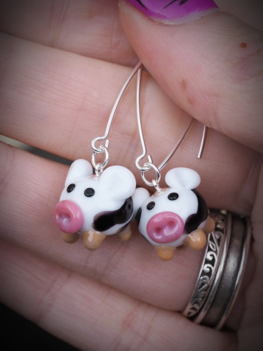 🐮 MooMoo Cow Earrings