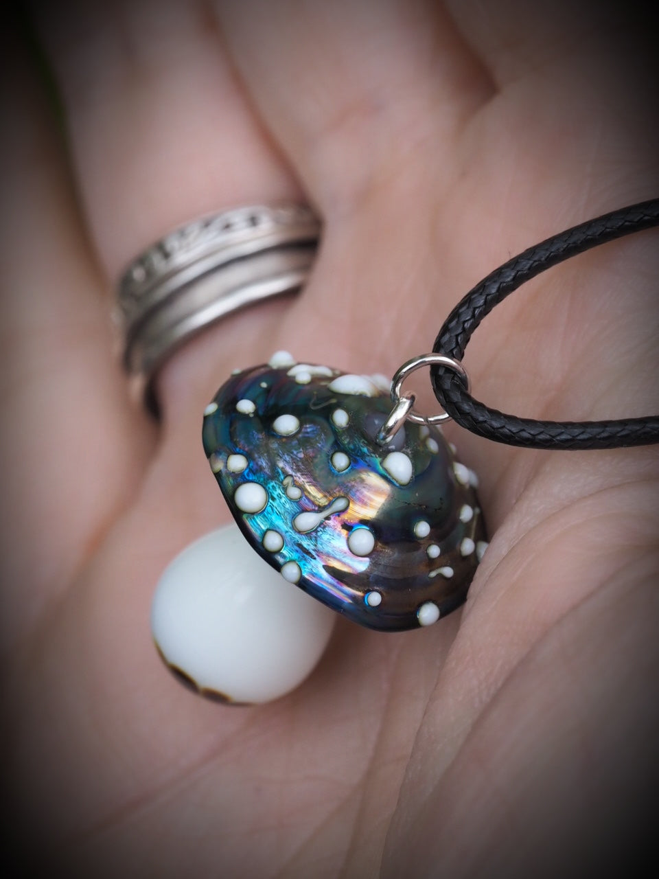 🍄 Mooncap Mushroom Necklace