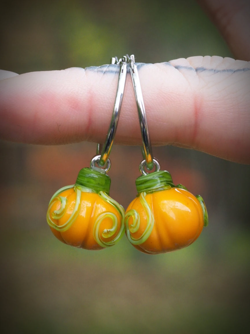 🎃 Cottage Pumpkin Earrings