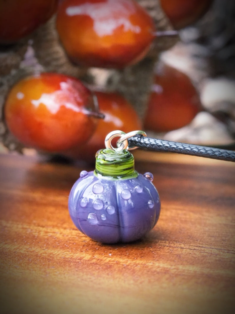 🌙 Moonlit Dew Pumpkin Necklace