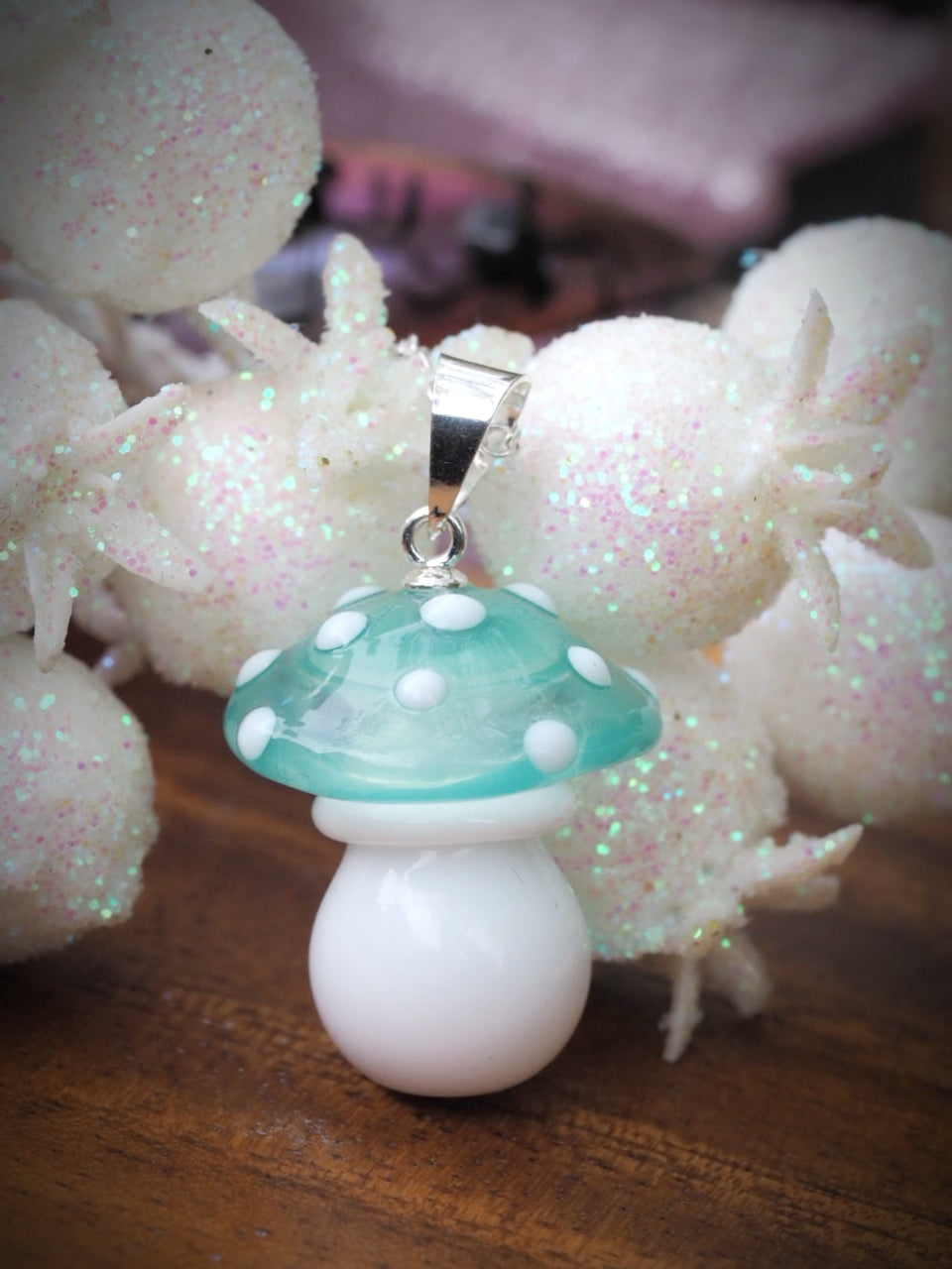 Mistcap Toadstool Necklace