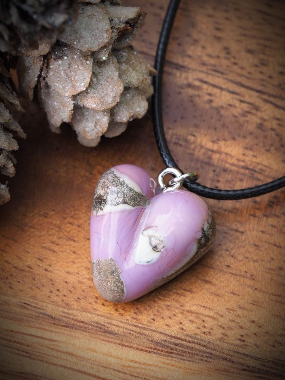 Rose Quartz Heart Necklace 💗