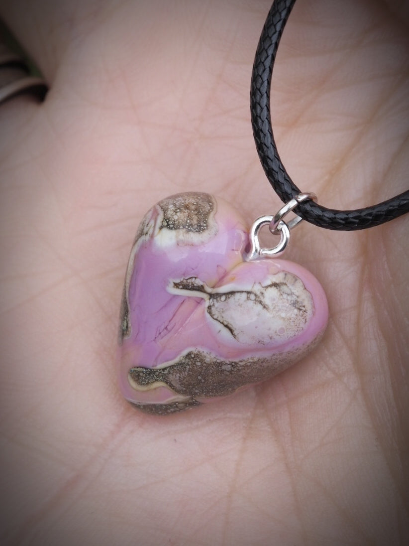 Rose Quartz Heart Necklace 💗