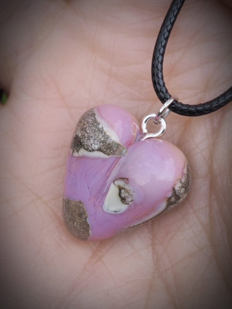 Rose Quartz Heart Necklace 💗