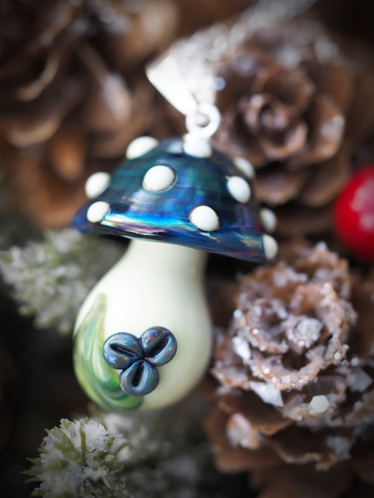 Iridescent Toadstool Necklace