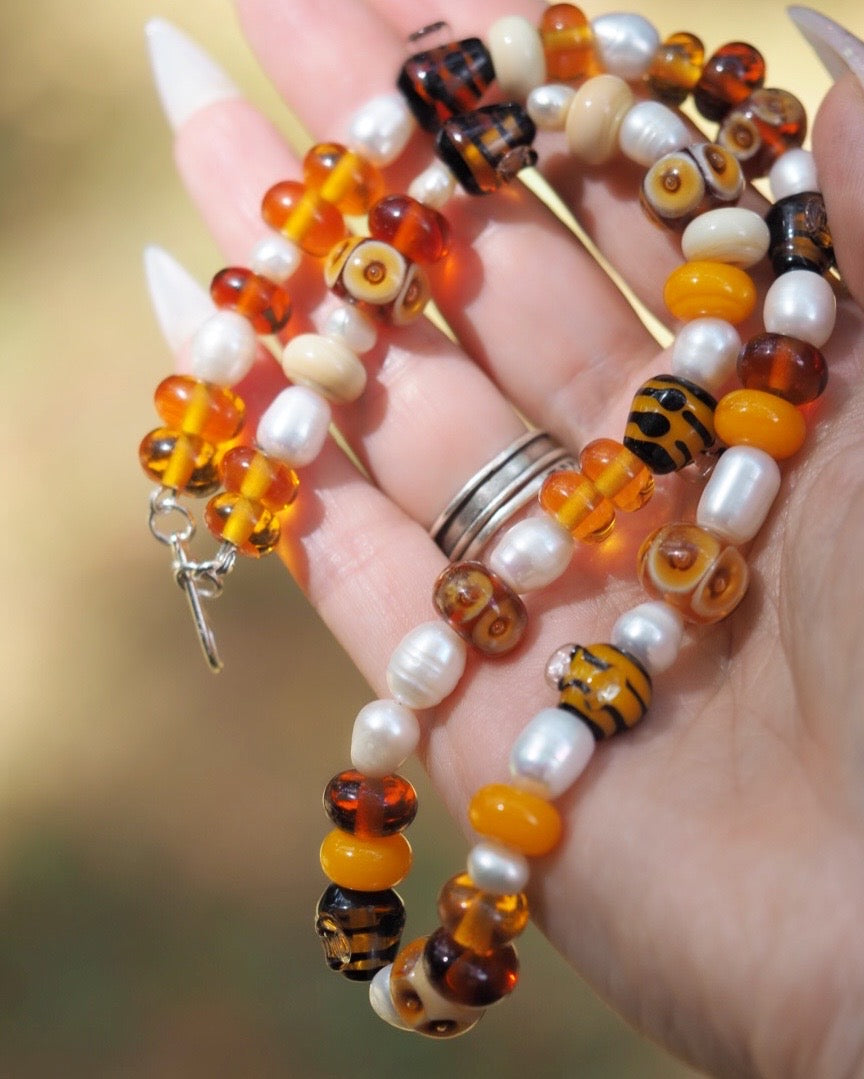 Honey bee Necklace