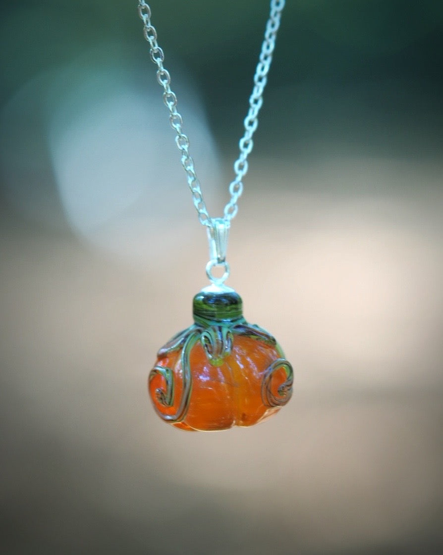 Emberglow Pumpkin Necklace