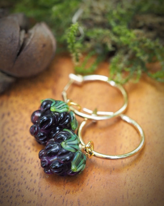 Wildthorn Brambleberry Charm Hoops