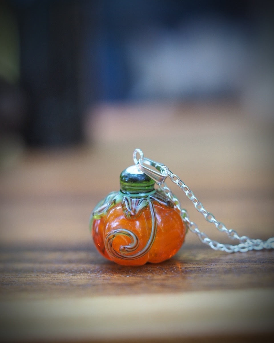 Emberglow Pumpkin Necklace