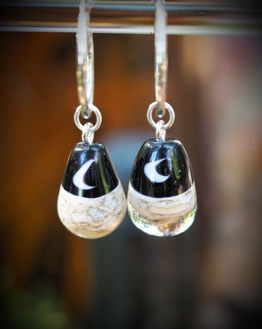 Moon Drop Earrings