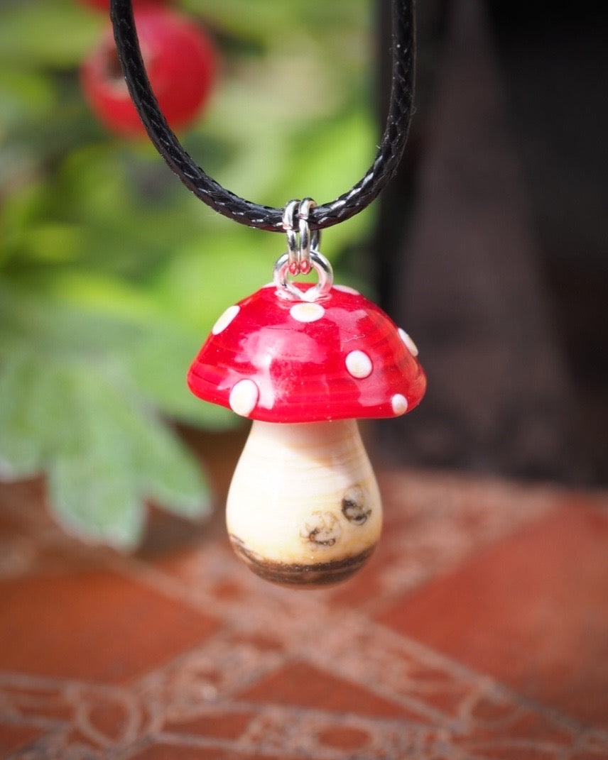 Bramblecap Toadstool Necklace