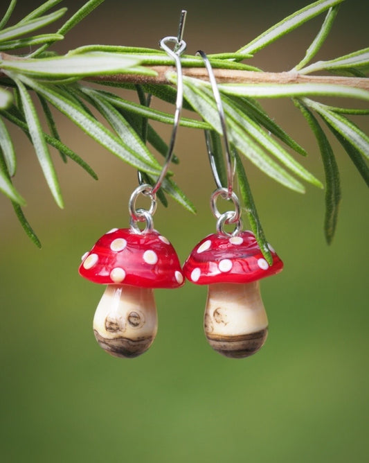 Bramblecap Toadstool Earrings