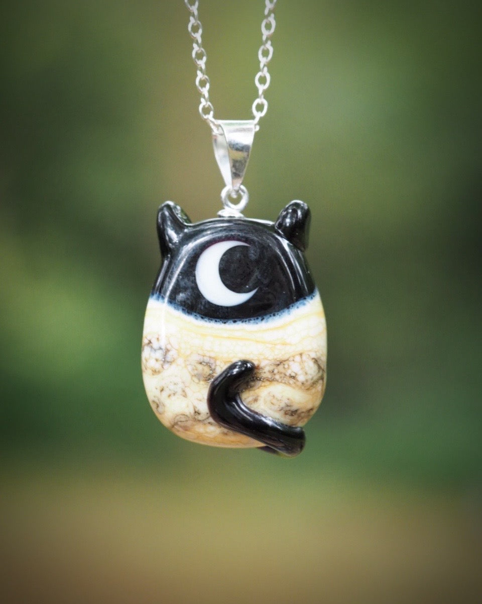 Eclipse Cat Necklace