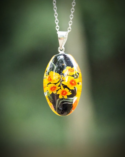 Daffodil Night Garden Necklace