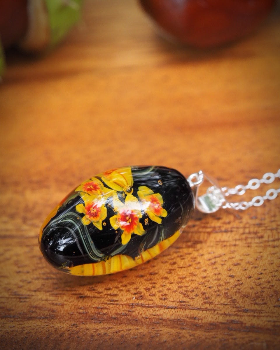 Daffodil Night Garden Necklace
