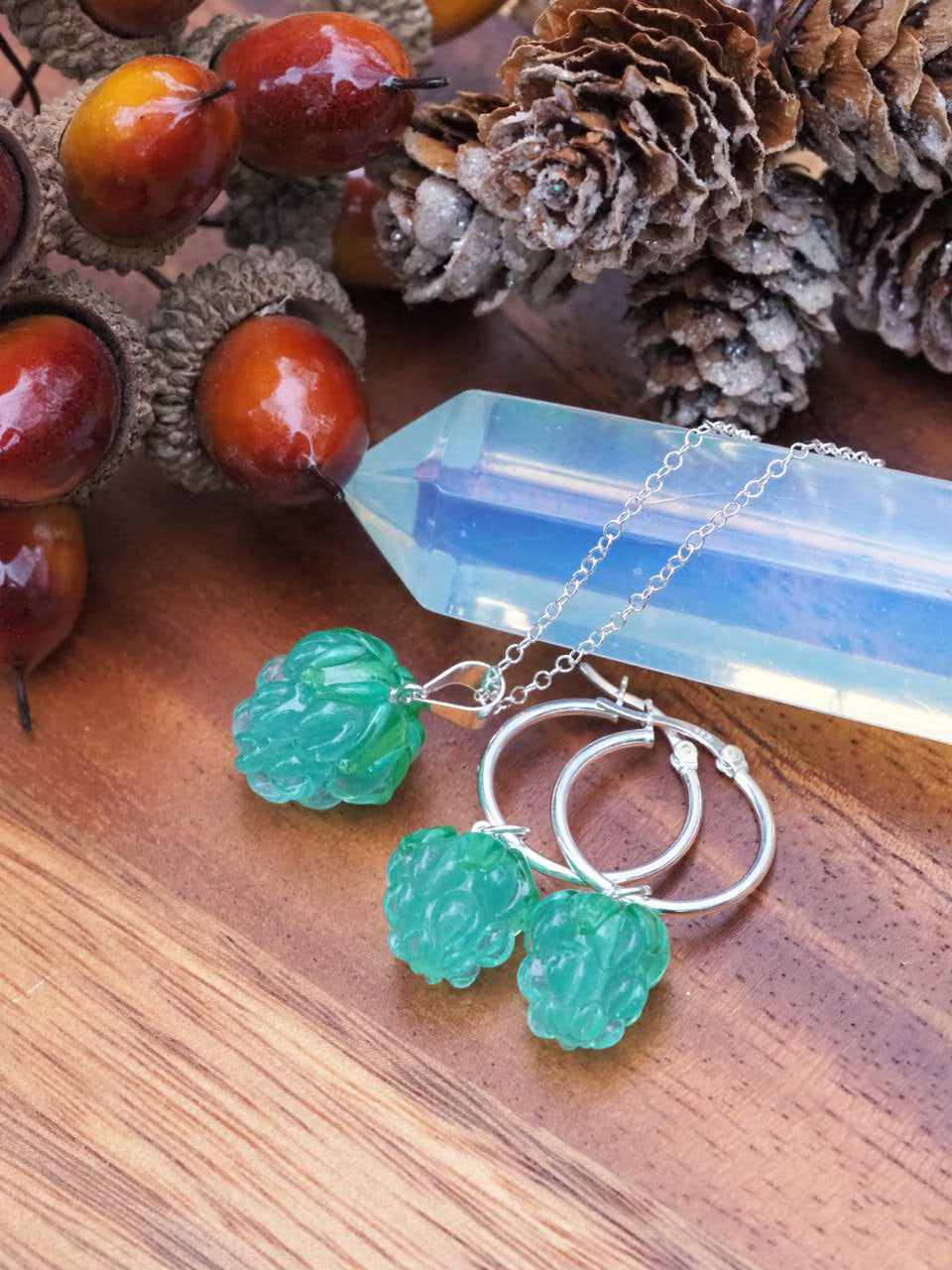 Sea Glass Berry Necklace (Limited Edition)